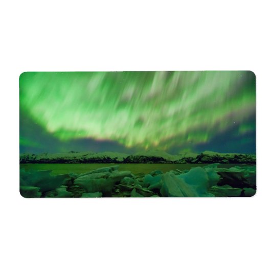 きらめくオーロラ ラベル (正面)