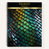 きらめくカタツムキョウ色 ノートブック (正面)