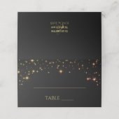 きらめくキラキラ結婚の座席表 プレイスカード (外部開封)