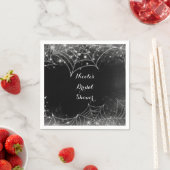 きらめくクモの巣ハローウィンパーティ スタンダードカクテルナプキン (インサイチュ)