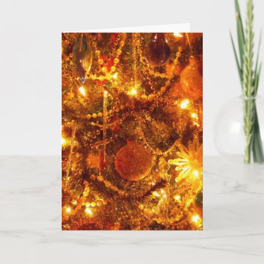 きらめくクリスマスカード シーズンカード (正面)