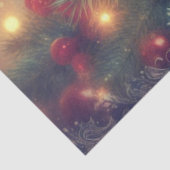 きらめくクリスマスツリー甘い子猫デクページ 薄葉紙 (詳細)