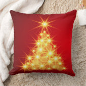 きらめくクリスマスツリー装飾用クッション クッション (ブランケット)