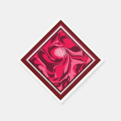 きらめくクリスマスフラワー紙カクテルナプキンス スタンダードカクテルナプキン (角)