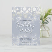 きらめくクリスマスボールの休日企業のパーティー 招待状 (スタンド正面)