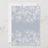 きらめくクリスマスボールの休日企業のパーティー 招待状 (裏面)