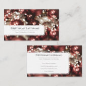 きらめくクリスマスボールフェスティバルイベント管理者 名刺 (正面/裏面)