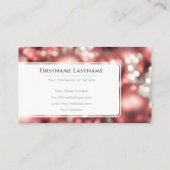 きらめくクリスマスボールフェスティバルイベント管理者 名刺 (裏面)