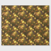 きらめくクリスマス包装紙 ラッピングペーパー (フラット)