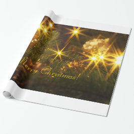 きらめくクリスマス包装紙 ラッピングペーパー