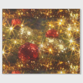 きらめくクリスマス包装紙 ラッピングペーパー (フラット)