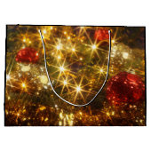 きらめくクリスマス抱き枕大 ラージペーパーバッグ (裏面)