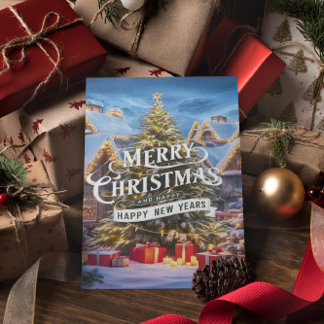 きらめくクリスマス魔法 ポストカード