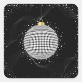 きらめくクリスマス スクエアシール (正面)