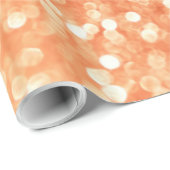 きらめくグラデーション銅光沢トレンディーグリッター ラッピングペーパー (ロールコーナー)