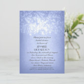 きらめくグリッターのひもは素朴なブライダルシャワーをつけます 招待状 (スタンド正面)