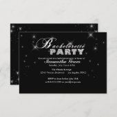 きらめくグリッターのバチェロレッテの招待状 招待状 (正面/裏面)