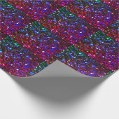 きらめくグリッターパターン-クリスマス ラッピングペーパー (角)