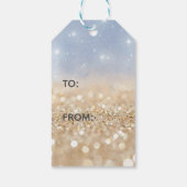 きらめくグリッター ギフトタグ (裏面)