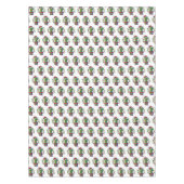 きらめくサボテンのクリスマス テーブルクロス (正面)