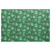 きらめくシャムロックと渦巻き旋回ID289 ファブリック (ファットクウォーター)