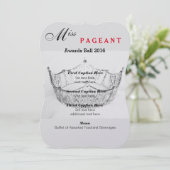 きらめくシルバークラウン賞ボールプログラムカード メニュー (スタンド正面)