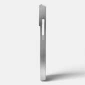 きらめくシルバーフォイル モダンガーリーなサイン Case-Mate iPhoneケース (裏面 / 左)