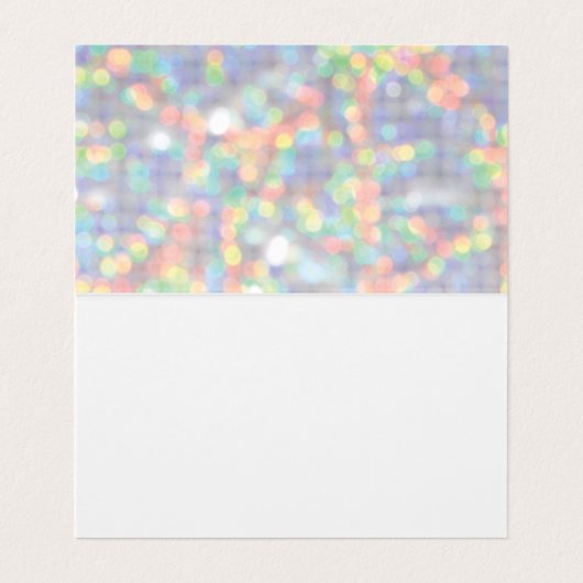きらめくスパークルビジネスカード 名刺 (内部フラット)