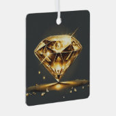 きらめくスマイル メタルオーナメント (正面右)