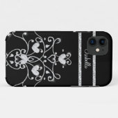 きらめくダイヤモンドのティアラのハートのiPhone 5の場合 Case-Mate iPhoneケース (裏面(横))