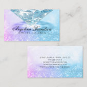 きらめくダイヤモンドジュエラージュエリーデザイナー_10 名刺 (正面/裏面)