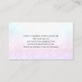 きらめくダイヤモンドジュエラージュエリーデザイナー_3 名刺 (裏面)