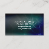 きらめくダイヤモンド宝石商名刺 名刺 (裏面)