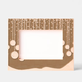 きらめくダングルレーザエッチング写真フレーム レーザー彫刻フレーム