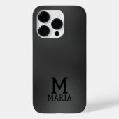 きらめくダークグレーの抽象芸術背景 Case-Mate iPhoneケース (裏面)