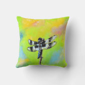 きらめくトンボ絵画イの クッション (裏面)