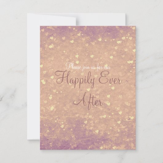 きらめくハート 招待状 (正面)