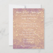 きらめくハート 招待状 (裏面)