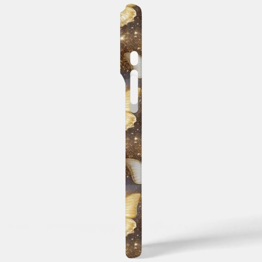 きらめくバタフライケース Case-Mate iPhoneケース (裏面 / 左)