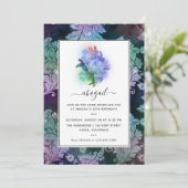 きらめくバラ誕生日会 招待状 (スタンド正面)