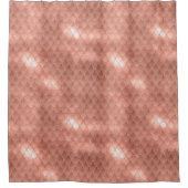 きらめくバラ金ゴールドグリッタードラゴンはかりで測 シャワーカーテン (正面)