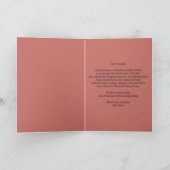 きらめくバラ金ゴールド卒業キャップと写真 カード (内部)