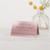 きらめくバラ-金ゴールドの背モダン景 ロイヤリティカード (裏面)