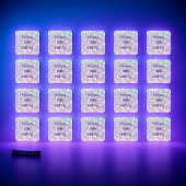 きらめくパステル誕生祝いシール スクエアシール