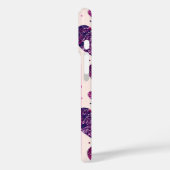 きらめくパープルハートときあなたはハングリ Case-Mate iPhoneケース (裏面 / 左)