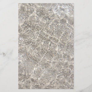 きらめくビーチの水 便箋