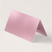 きらめくピンクの背モダン景 名刺 (裏面)