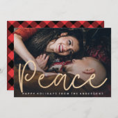 きらめくピースフォトカード シーズンカード (正面/裏面)