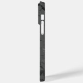 きらめくブラックマーブル ゴージャス ガーリーサイン Case-Mate iPhoneケース (裏面 / 左)