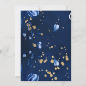 きらめくブルークリスマスディナー招待状! 招待状 (裏面)